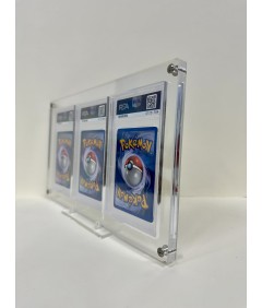 Cover PSA - GRAD da 3 Slot con Stand